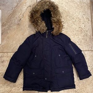 Polo Ralph Lauren Boys size 3/3T dark blue winter jacket in excellent condition